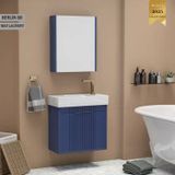 60 cm Lacivert Banyo Lavabo Modern Tasarım ve Kullanışlılık