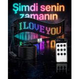 60 Cm Led Matrix Panel 16x96 Piksel Bluetooth Kontrollü Rgb Kayan Yazı Ekranı FRTKGT25DYMUCZZZLEDMATRİX60CM-2