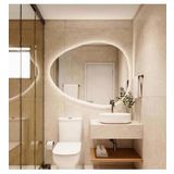 60 cm Ledli Banyo Aynası-Konsol Makyaj Aynası