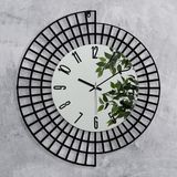 60 cm Metal Çerçeve Ayna Gövde Dekoratif Duvar Saati - Çok Renkli