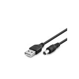 60 cm USB To Standart Uç Kablo USB To 5.5 mm 2.5 mm Standart Uç Şarj Kablosu