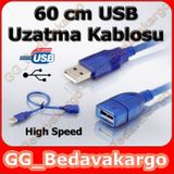 60 cm USB Uzatma Kablosu - Usb Erkek Usb Dişi