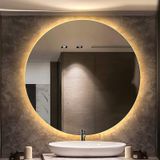 60 CM Yuvarlak Ledli Ayna Banyo Aynası Dekoratif Ayna Boy Ayna Sa