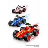 60 Derece Dönen Sürtmeli F1 Yarış Arabası Çek Bırak Akrobat Araba - 1 Adet (Asortili)