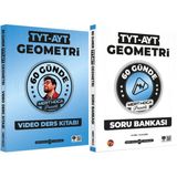 60 Günde Geometri TYT-AYT Geometri Video Ders Kitabı & Soru Bankası Seti Mert Hoca Yayınları