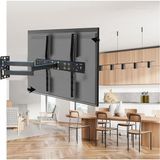 60 Inç'e Kadar (Yeni Nesil Tv) Uyumlu Hareketli LCD LED Televizyon Askı Aparatı 60" E Kadar ve 30 kg Ultra Ince ve Normal Led/lcd Tv'lerle Uyumludur AS-2642H