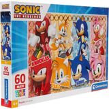 60 Parça Maxi Supercolor Puzzle: Sonic The Hedgehog