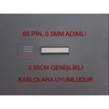 60 Pin 0.5Mm Adımlı Flex Kablo Uzatıcı Ffc Uzatma Soketi Fleks Ekleme Birleştirme Aparatı Konnektörü