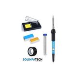 60 w Güçlü Solinpatech Sıcaklık Ayarlanabilir Havya Lehim Makinası, Standı ve Lehim Seti