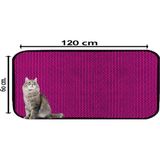 60 x 120 Renkli Kedi Kumu Paspası - 60 x 120 cm - Pembe