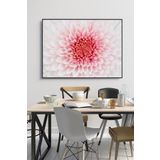 60 x 70 cm Kasımpatı Desenli Cam Tablo 4mm Temperli Camdır