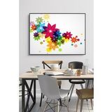60 x 70 cm Model 2005 Desenli Cam Tablo 4mm Temperli Camdır