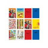 60 Yaprak A4 Büyük Boy Kareli Defter Karton Kapak 12 Adet t.d