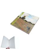 60 Yaprak Çizgisiz Serbest Çizim Eskiz Defteri Özel Baskı Kapaklı Defter (EBAT: 19,5 cm x 19,5 cm)