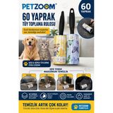 60 Yaprak Tüy Toplama Rulosu Kedi Köpek Tüy Toplayıcı Ev Koltuk Araç Ofis Temizlik Rulosu