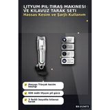 600 Mah Lityum Pil 3 Taraklı Tıraş Makinesi Lazer Epilasyon Öncesi Kısaltma BX-313672 - REKLİ