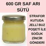 600GR Saf Arı Sütü(Hızlı Soğuk Zincirgönderim)Tahta Kaşık Hediye - 600 gr