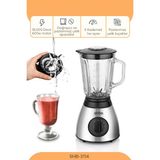 600W Cam Blender ve Öğütücü, Buz Kırıcı, Kırmızı Renkli, Çok Fonksiyonlu - Altın - Turkuaz