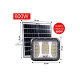 600W Güneş Enerjili Solar LED Projektör Harici Solar Panelli, 5 Metre Kablolu, Hareketli Konsoll