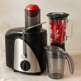 600W Katı Meyve Ve Sebze Sıkacağı Blender Seti 1000 Ml