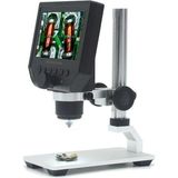 600X Dijital 4.3" LCD Ekranlı Hd USB Mikroskop - Siyah