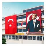600x900 Atatürk Posteri ve Türk Bayrağı Raşel Kumaş-1