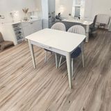 60*100 Açılıp Kapanan Highloss Mutfak Yemek ve Balkon Beyaz Mdf Masa - 61 x 100