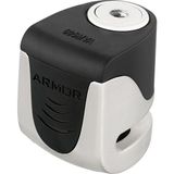 605MVA 5.5mm 120DB Alarmlı ve USB Şarjlı Motosiklet Disk Kilidi (Tüm Vespa Modelleriyle Uyumludur) - Gri