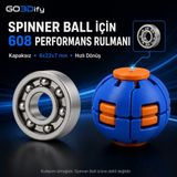 608 Kapaksız Hızlı Dönen Performans Rulmanı 8X22X7 mm Spinner Ball ve Hobi Uyumlu 100 Adet
