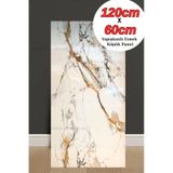 60cmx120cm Naturel Toprak Mermer Desenli Yapışkanlı Mutfak Banyo Köpük Duvar Paneli Kağıdı Tx-016 Açık Kahverengi