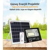 60W Güneş Enerjili Projektör Bahçe Aydınlatma Solar Led Dls