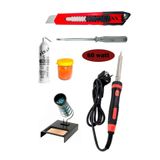 60W Lehim Makinesi Kalem Havya Leyim Tel Pasta Stand Tam Set Falcata