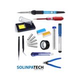 60W Sıcaklık Ayarlı Kalem Havya Profesyonel Seçimler için Lehim Makinesi Full Seti