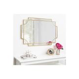 60x100 Asimetrik Duvar Dekor Aynası/Duvar Aynası/Konsol Aynası/Estetik Ayna Gold 60 x 100