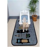 60x120 Cm Desenli Kedi Paspası XXL Boy Kedi Tuvaleti Önü Paspası