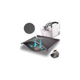 60x40 cm Gri Elekli Kedi Kumu Paspası