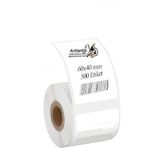 60x40 mm Barkod Etiketi Yapışkanlı 6 Adet Rulo Etiket Termal Barkot Terazi Etiketi 500 lü Barkod Yazıcılarına Uyumludur