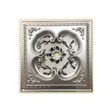 60X60 KARE GÜMÜŞ RENK SARAY TAVAN GÖBEK GÜMÜŞ 60 x 60