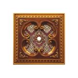 60X60 KARE KAHVE RENK SARAY TAVAN GÖBEK KAHVE 60 x 60