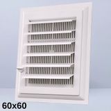60x60 Plastik Wc Banyo Menfezi - Beyaz