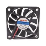 60X60X10MM 24V 0.10A Fan 2 Kablolu - Siyah