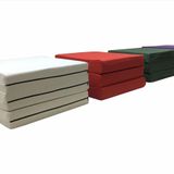 60x60x9,5 Cm Üçe Katlanır Kamp Yatağı, Öğrenci Yatağı, Deprem Yatağı, Çadır İçi Yatak (Mor)
