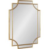 60X80 Asimetrik Duvar Dekor Aynası/duvar Aynası/konsol Aynası/estetik Ayna Gold 60 x 80 - 0 - Siyah