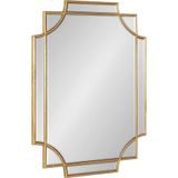 60x80 Asimetrik Duvar Dekor Aynası/Duvar Aynası/Konsol Aynası/Estetik Ayna Gold 60 x 80