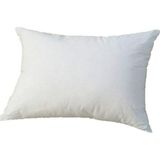 60X80CM Desensiz Yastık Kılıfı, Pamuklu Kaliteli Kumaşlı, Fermuarlı, Sadece Kılıf - Beyaz - 60 x 80cm