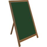 60X85 Ahşap Ayaklı Yazı Tahtası, Şık ve Kullanışlı Yeşil Pan - Seçenek 1