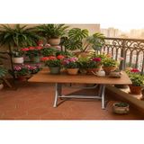 60x90 cm Ahşap Katlanır Masa Metal Ayaklı Portatif Çok Amaçlı Balkon, Bahçe ve Mutfak Masası