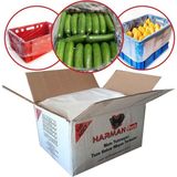 60X90 KASA TORBASI, 500 ADET HARMAN SERA PLASTİK KÖRÜKLÜ KOLİ TORBASI, SALATALIK PATLICAN MEYVE SEBZE KORUMA TORBASI, KASA POŞETİ, EKMEK KASASI POŞETİ