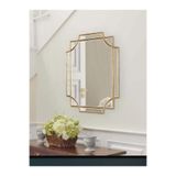 60x90 Lüks Salon AynasıDekor Aynası/Konsol Aynası Gold 60 x 90