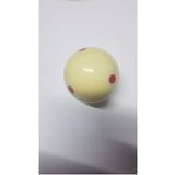 61,5MM BENEKLİ BİLARDO TOPU - BENEKLİ ÜÇ TOP BEYAZ TEK TOP